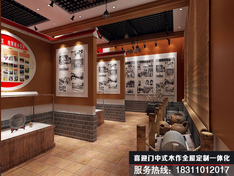 中式风格展厅设计图片