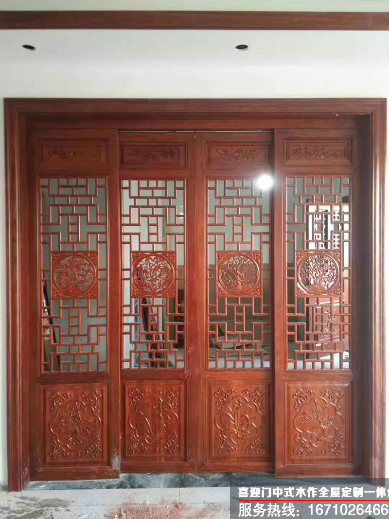 新中式装修木门